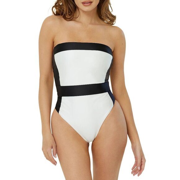 PQ X Haleyy Baylee Haley Belted One Piece in Milano Medium Womens Swimsuit - Picture 11 of 13